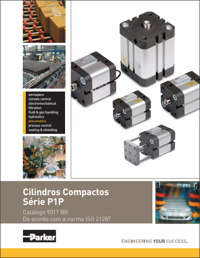 Cilindros Compactos ISO 21287 - Série P1P (9017 BR)