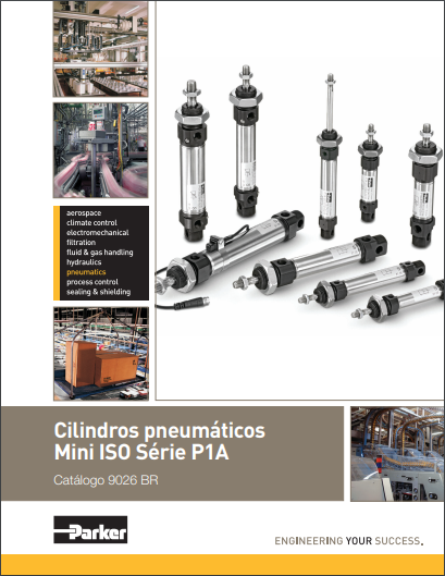 Cilindros Pneumáticos Mini ISO Série P1A (9026 BR)