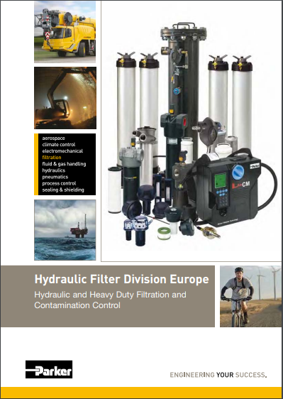 Hydraulic Filter Division Europe - Hydraulic and Heavy Duty Filtration and Contamination Control (FDHB500 UK)