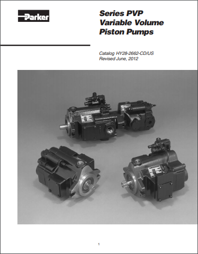 Series PVP Variable Volume Piston Pumps (HY28-2662-CDUS)